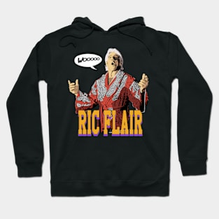 ric flair comic style wooooo Hoodie